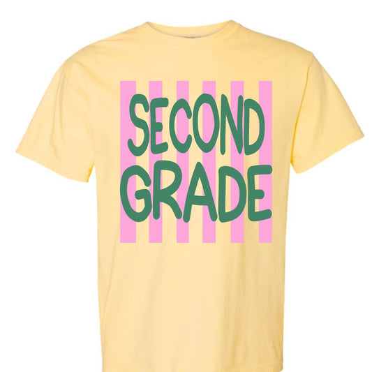 Second Grade Stripe Tee