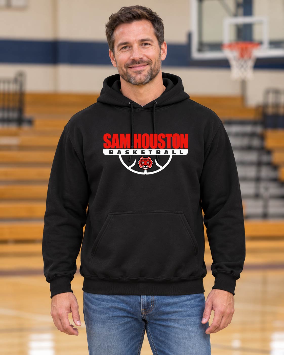 Sam Houston Tigers Basketball Hoodie
