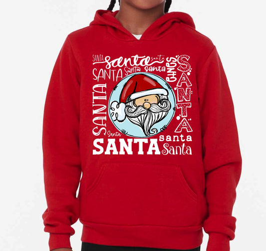 Whimsical Santa Hoodie