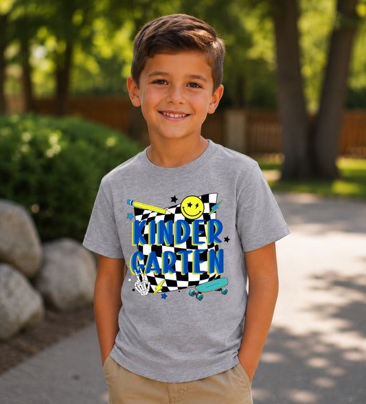 Skate Into Kindergarten Tee