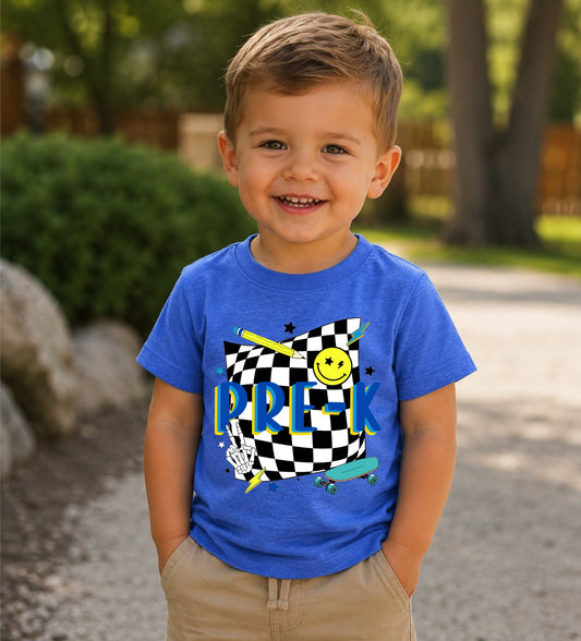 Skate Into Pre K Tee