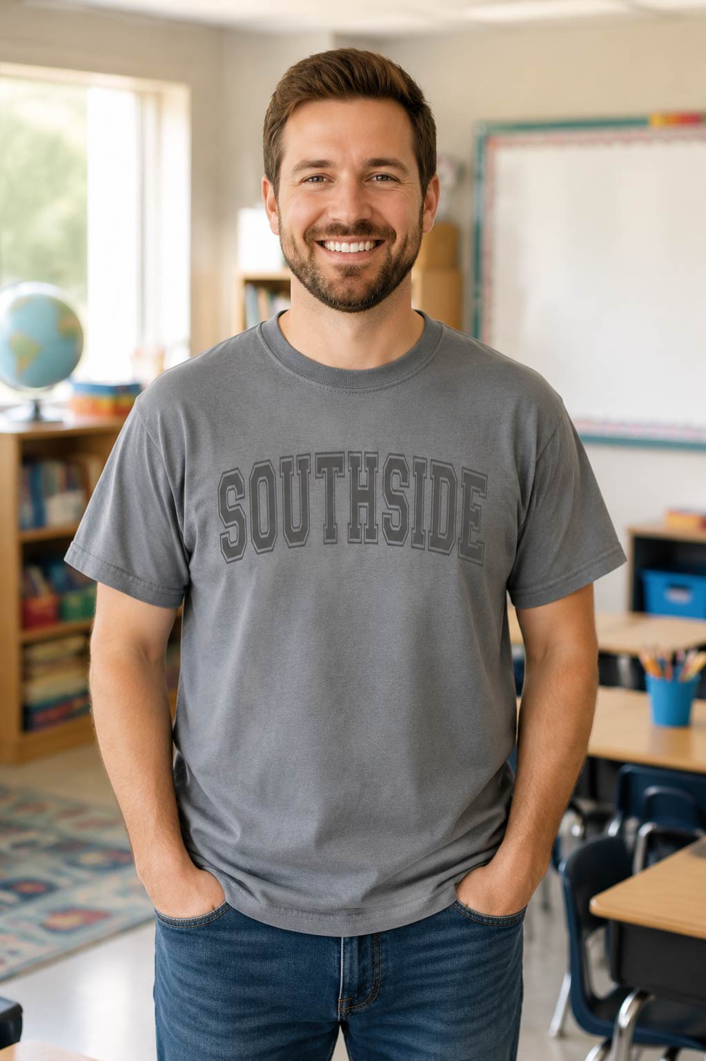 Southside Varsity Tone-on-Tone Tee