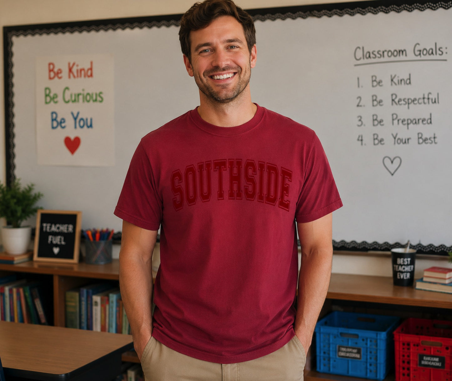Southside Varsity Tone-on-Tone Tee