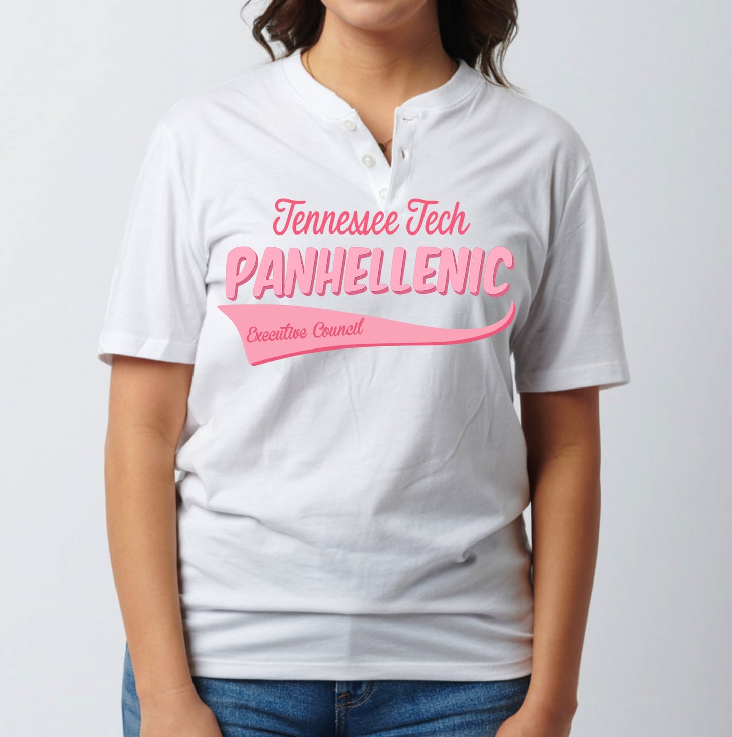 Tennessee Tech Panhellenic Henley Tee