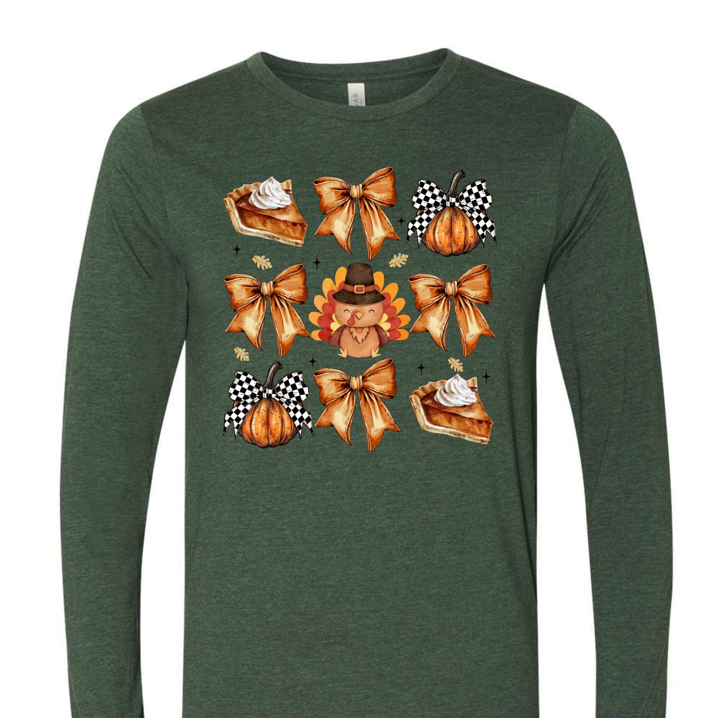 Thanksgiving Coquette Long Sleeve Tee