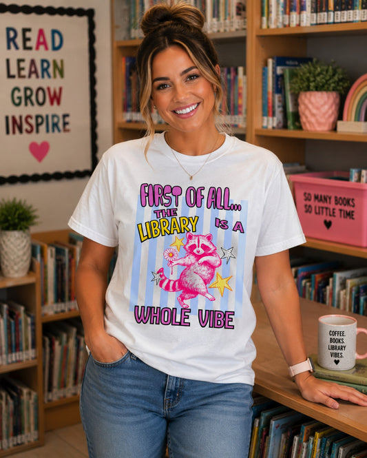 The Library is a Whole Vibe Tee