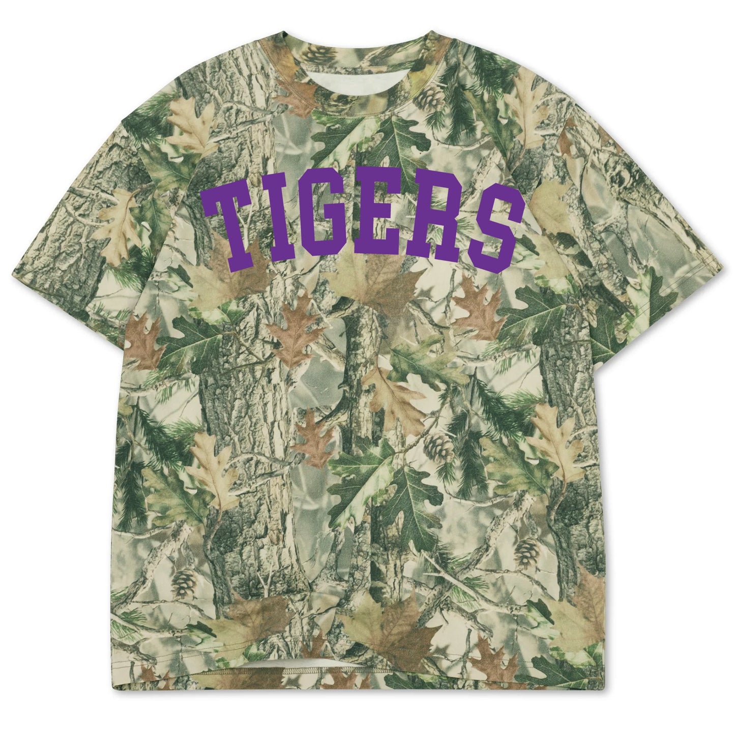 Tigers Vintage Wood Camo YOUTH Tee