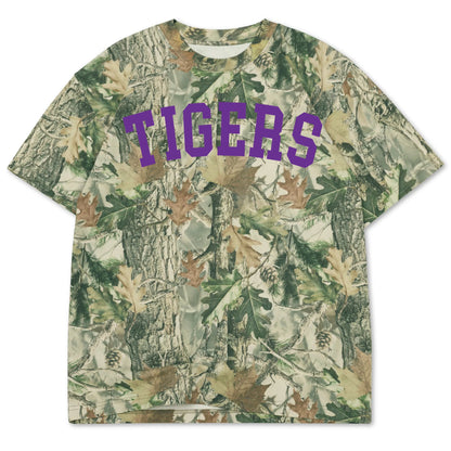 Tigers Vintage Wood Camo YOUTH Tee