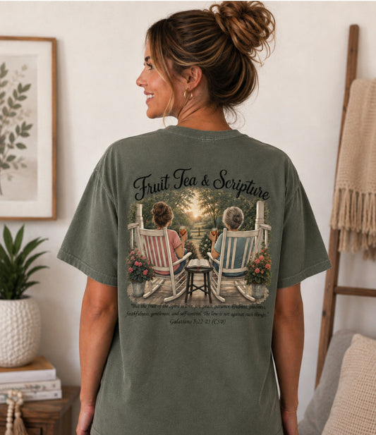 Fruit Tea & Scripture Tee