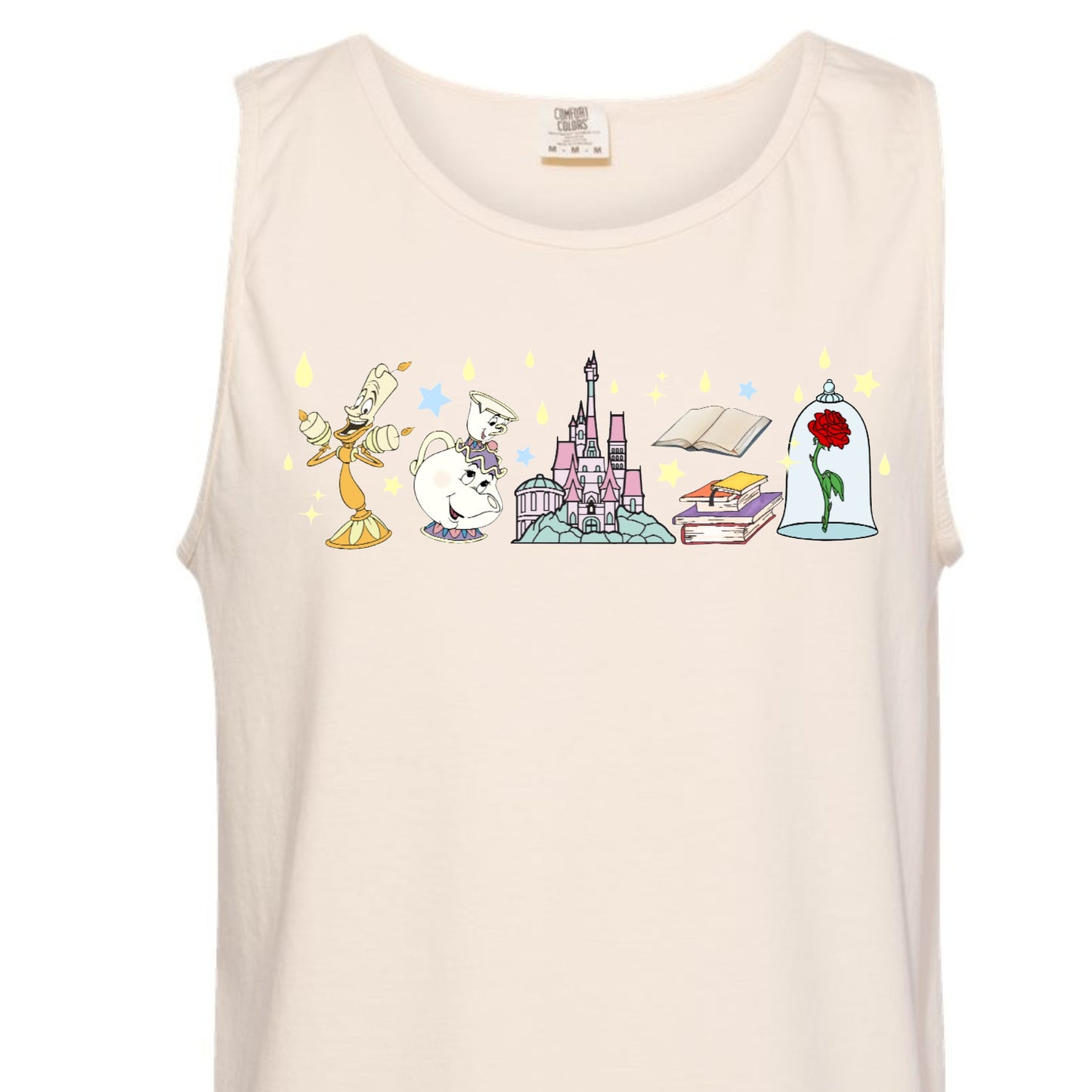 Beauty and the Beast Comfort Colors Tank