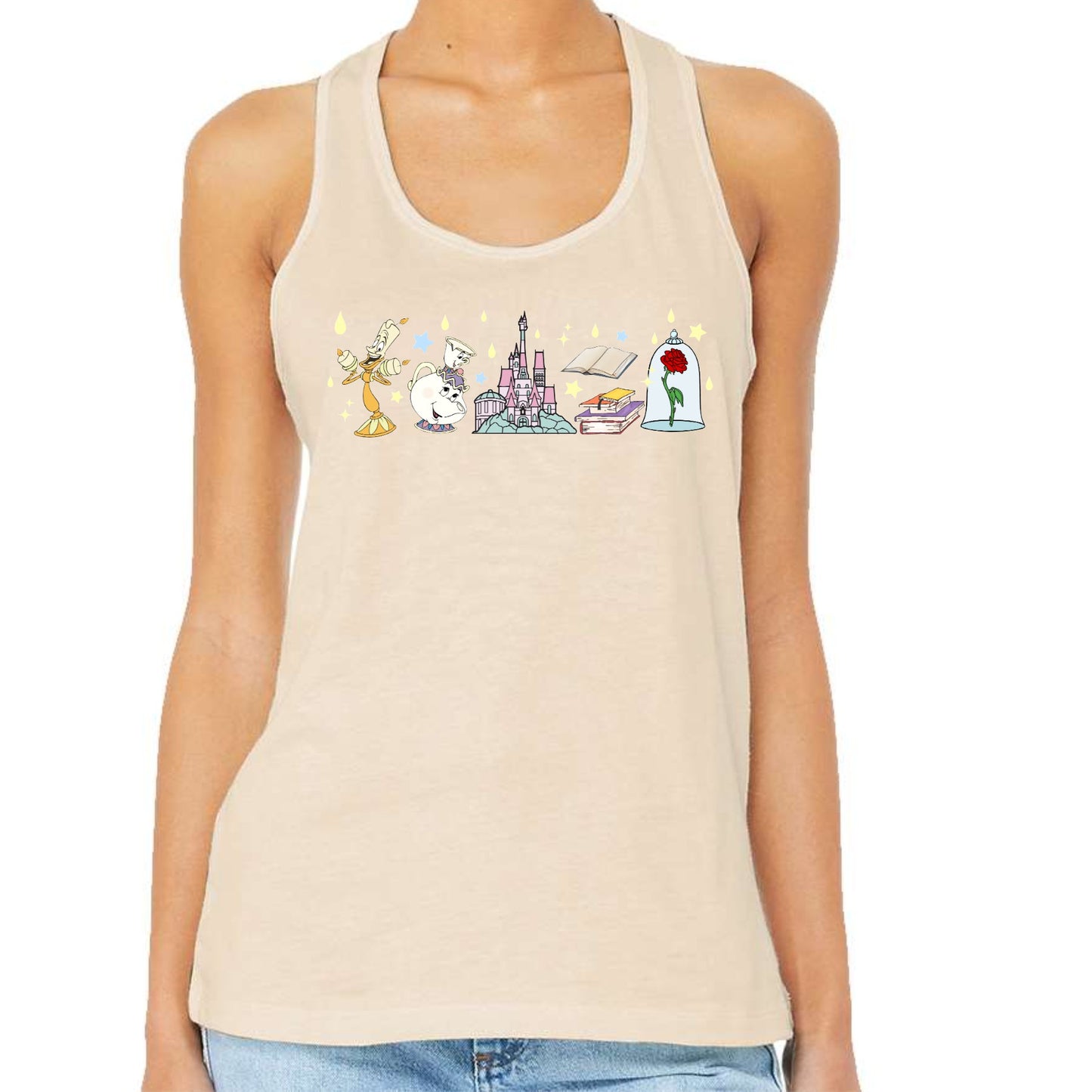 Beauty and the Beast Ladies Tank