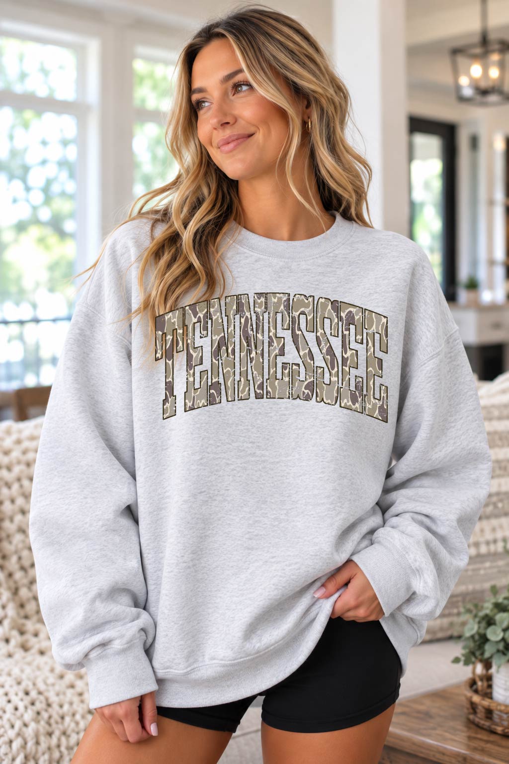 Vintage Tennessee Camo Crewneck