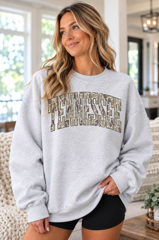 Vintage Tennessee Camo Crewneck