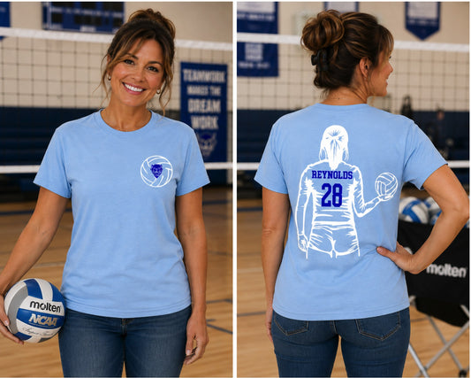 Volleyball Personalized Player Tee