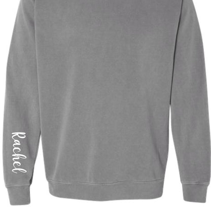 Personalized Volleyball Comfort Colors Sweatshirt
