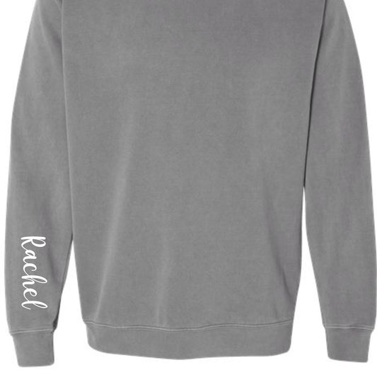 Personalized Volleyball Comfort Colors Sweatshirt