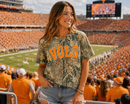 Vols Vintage Woods Camo Tee