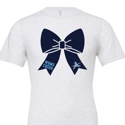 WBMS Cheer Bow tee
