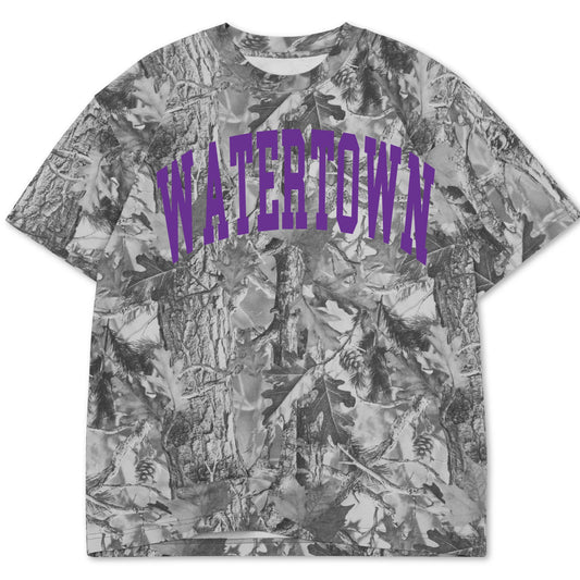 Watertown Vintage Gray Camo YOUTH Tee