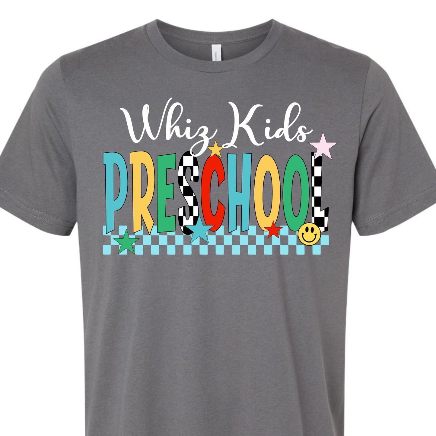 Whiz Kids Colorful Checkerboard Tee