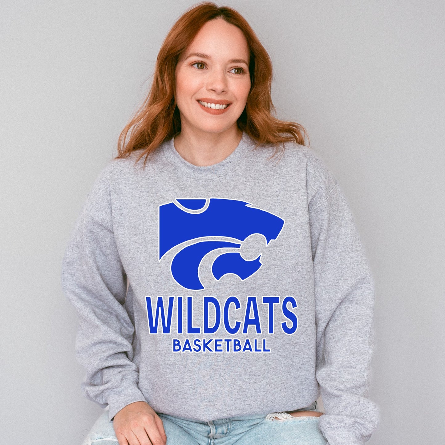 Wildcats Basketball Spirit Crewneck