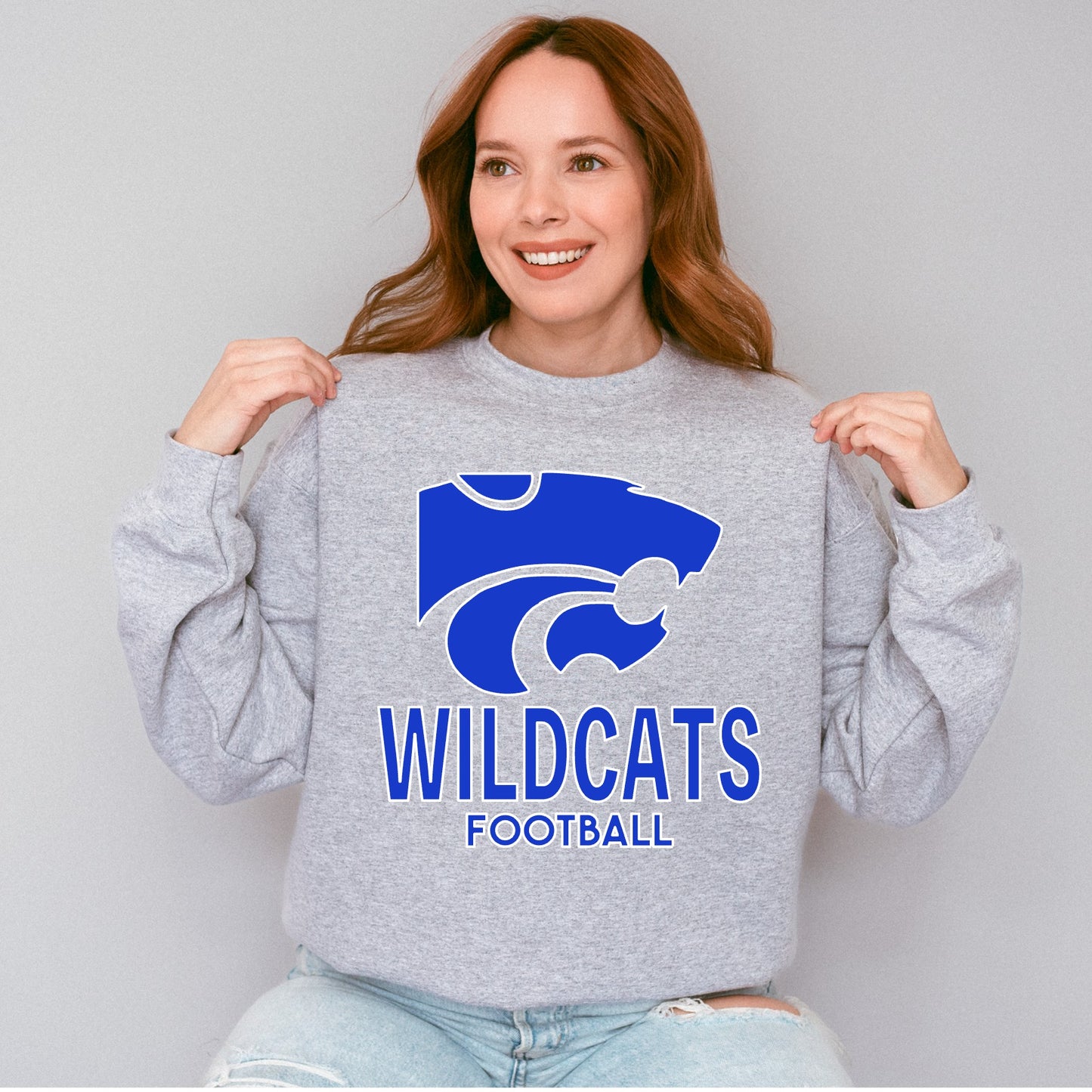 Wildcats Football Spirit Crewneck