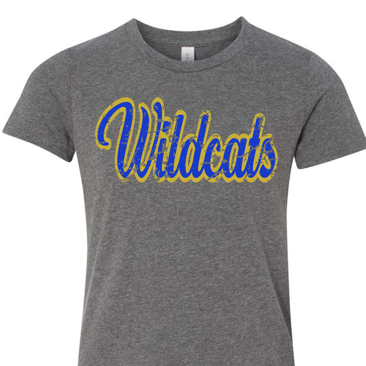 Wildcats Distressed Tee