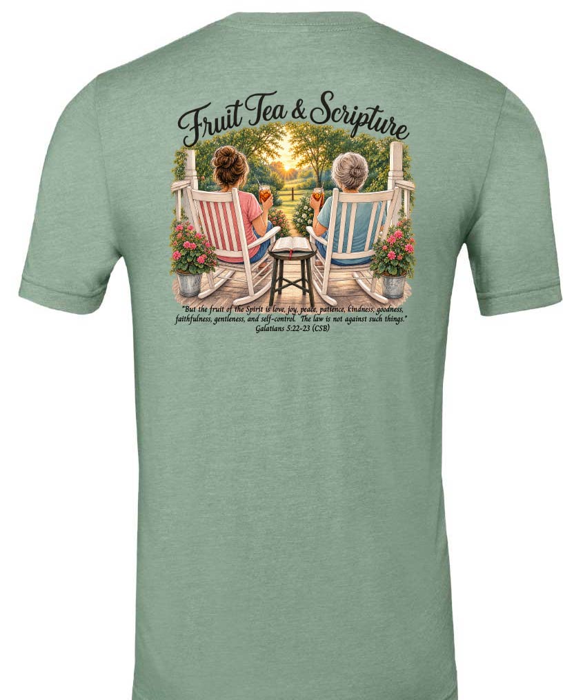 Fruit Tea & Scripture Bella Tee