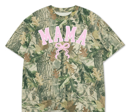 Camo Mama Bow Tee