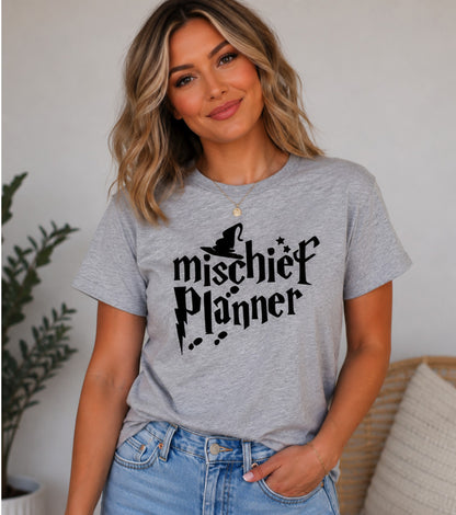 Mischief Planner Wizard-Inspired Tee